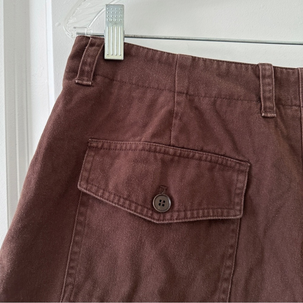 Vintage 90s Jones NY Brown Denim Mom Shorts Women’s Plus Size 16 Jorts Spring - Picture 9 of 14